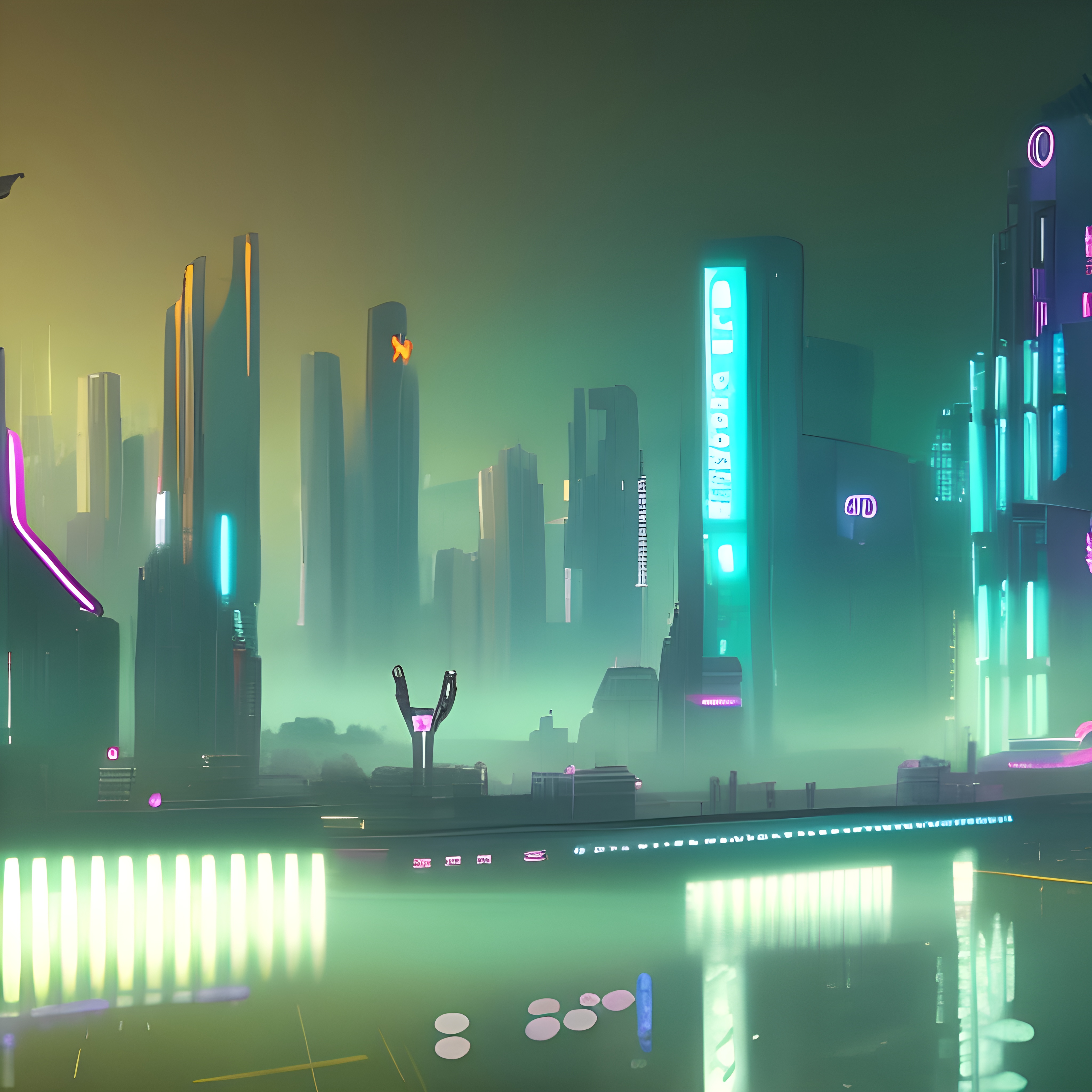 Night Artwork Futuristic City Cyberpunk Wallpaper Preview0.Jpg