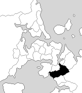 Otara electorate boundaries between 1993 and 1996. Otara electorate, 1993.png