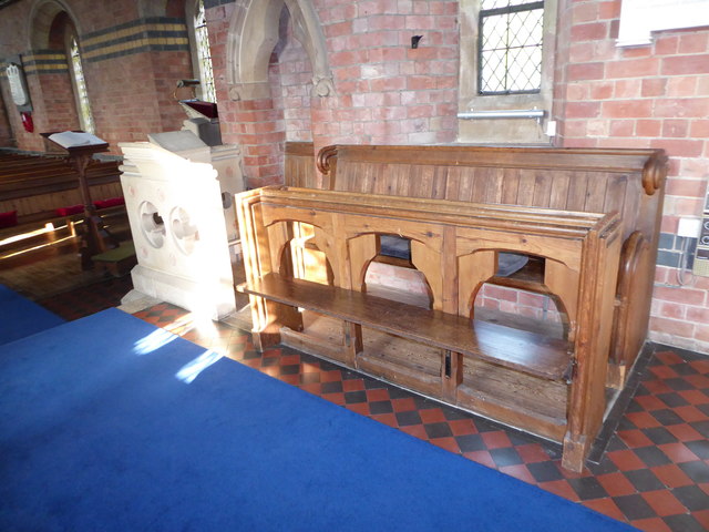 File:Peter ad Vincula, Tibberton, choir stalls - geograph.org.uk - 4879300.jpg