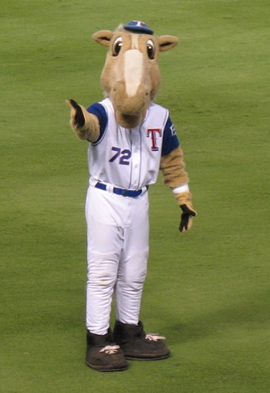 Rangers Captain is the mascot of the Texas Rangers.