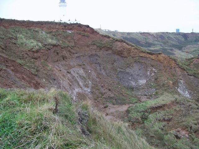 File:Recent erosion at Flamborough Head - geograph.org.uk - 605778.jpg