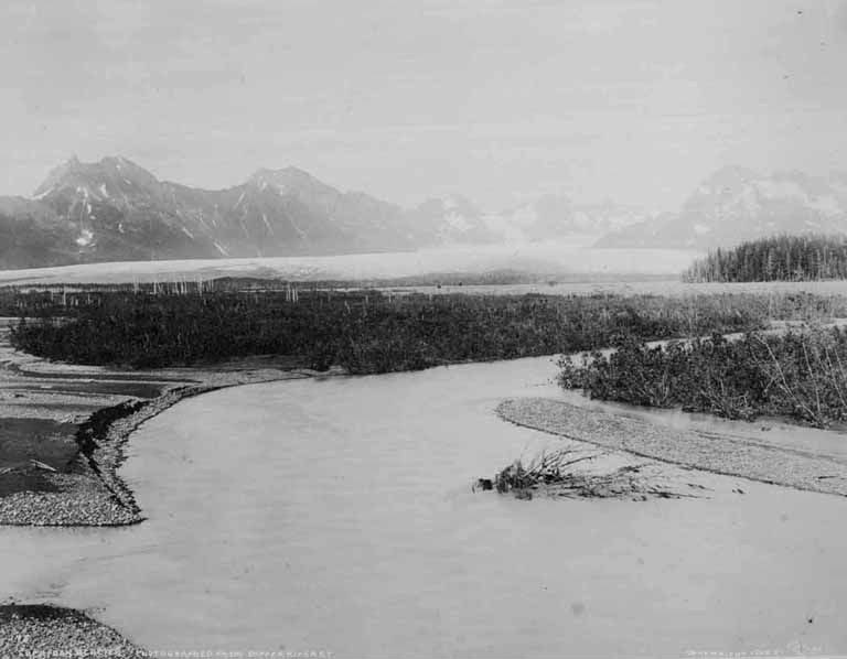 File:Sheridan Glacier viewed from the glacier plain between Eyak and Alaganik, 1908 (HEGG 762).jpeg