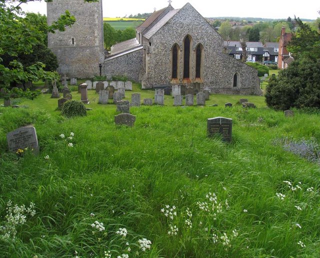 File:St Mary, Standon, Herts - Churchyard - geograph.org.uk - 361616.jpg