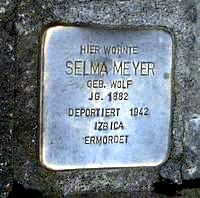 Kamień potknięcia Selma Meyer - Akwizgran (3) .JPG