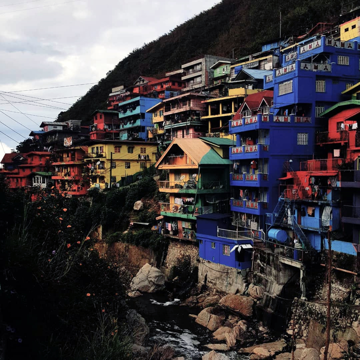 Baguio City Tourist Spot: Stobosa Hillside Homes Artwork
