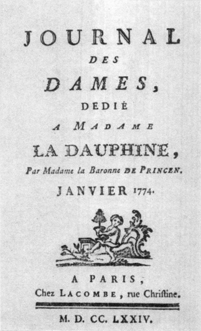 File:Title page of the 'Journal des Dames', Paris, Jamuary 1774 