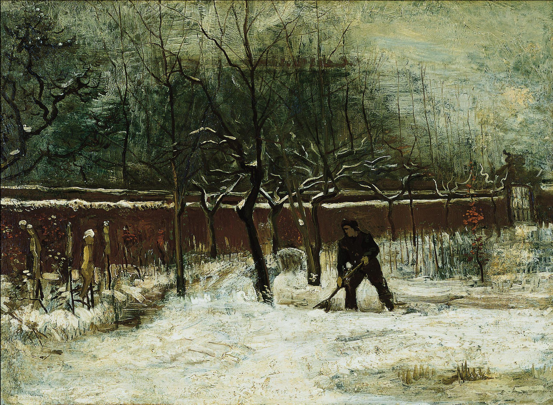 File:Vincent van Gogh - Winter (De tuin van de Vicaris onder sneeuw).jpg -  Wikipedia