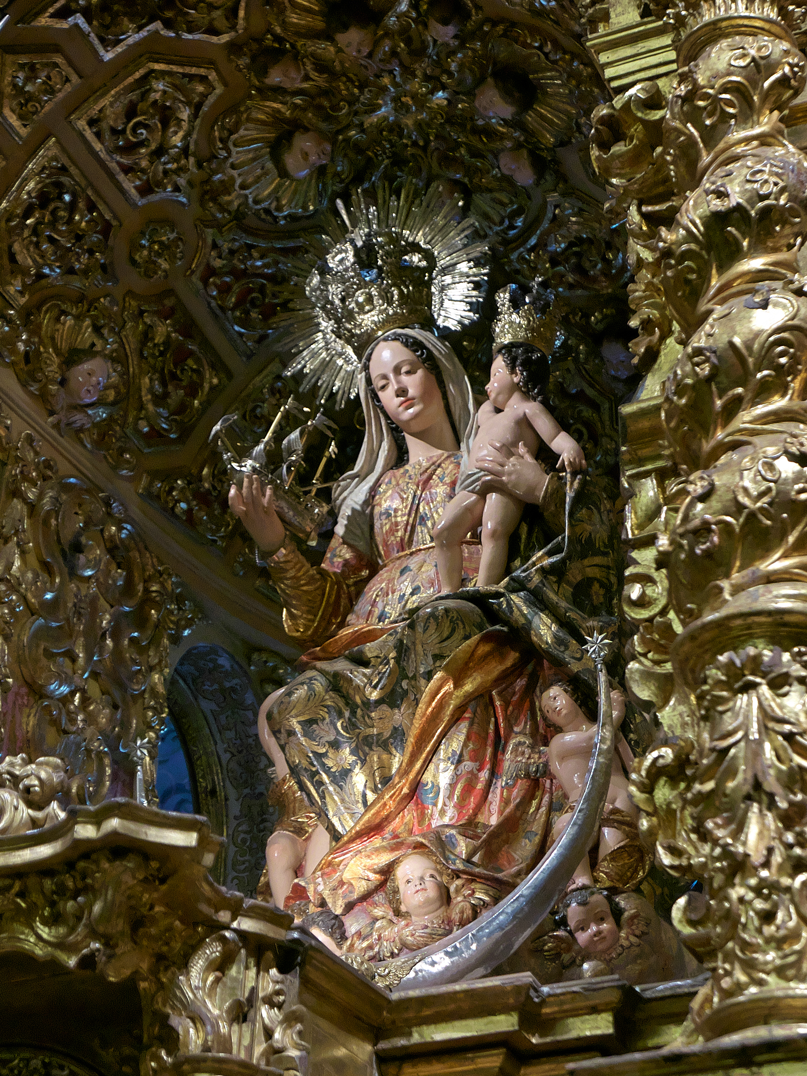 Resultado de imagen de nuestra señora del buen aire en palacio de san telmo