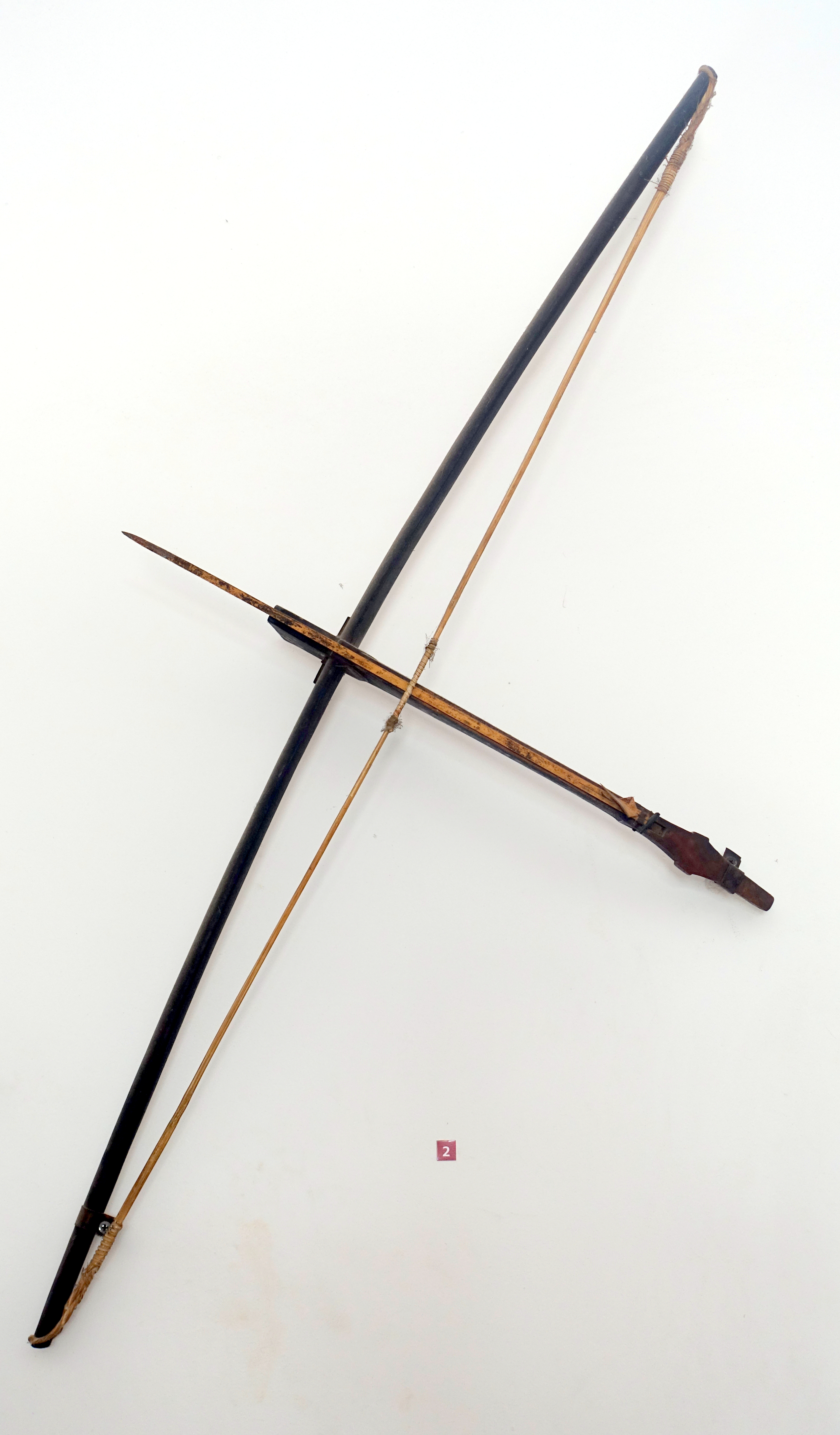 The Austroasiatic crossbow which is also known as the Hmong crossbow, the Jarai crossbow, or the Angkorian crossbow is a crossbow used for war and for hunting in Southeastern Asia. It has become a symbol of pride and identity for ethnic groups from Myanmar (Burma) to the confines of Indochina.