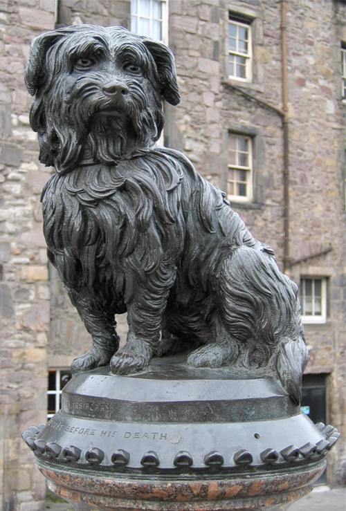 Image: Statue of Greyfriars Bobby by William Brodie, 1872. In Edinburgh, Scotland.