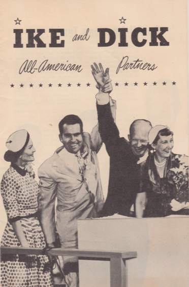 A piece of literature for the Eisenhower–Nixon campaign, 1952