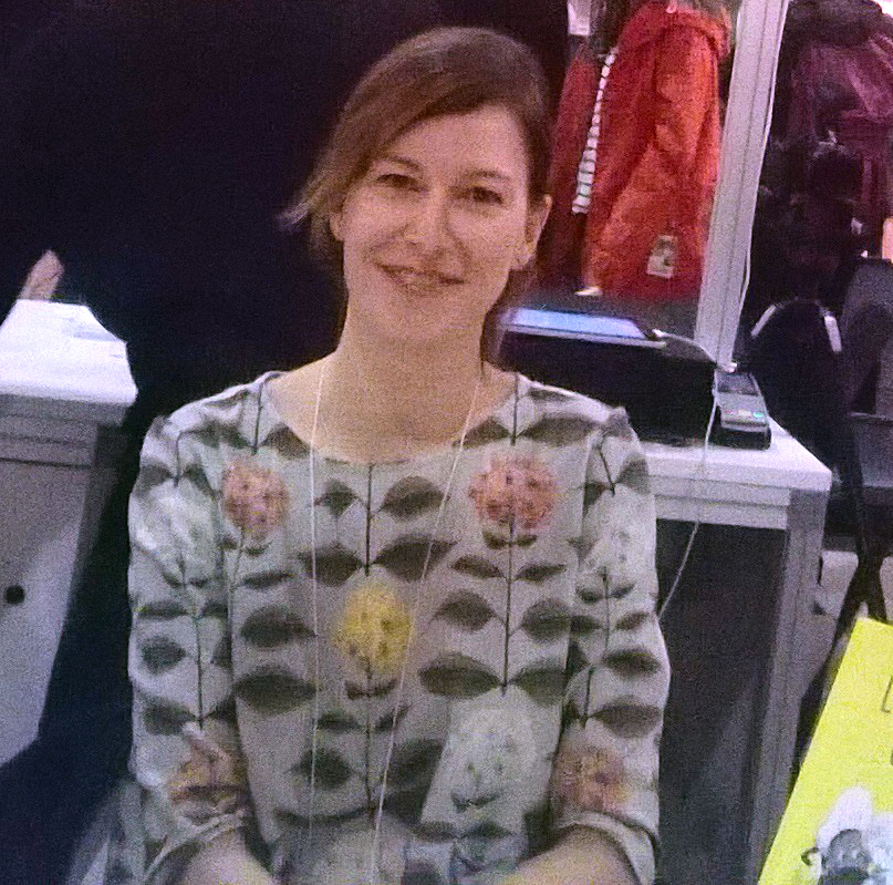 Isabelle Arseanault photographed in Montréal , Québec, Canada at the Salon du livre de Montréal 2017.