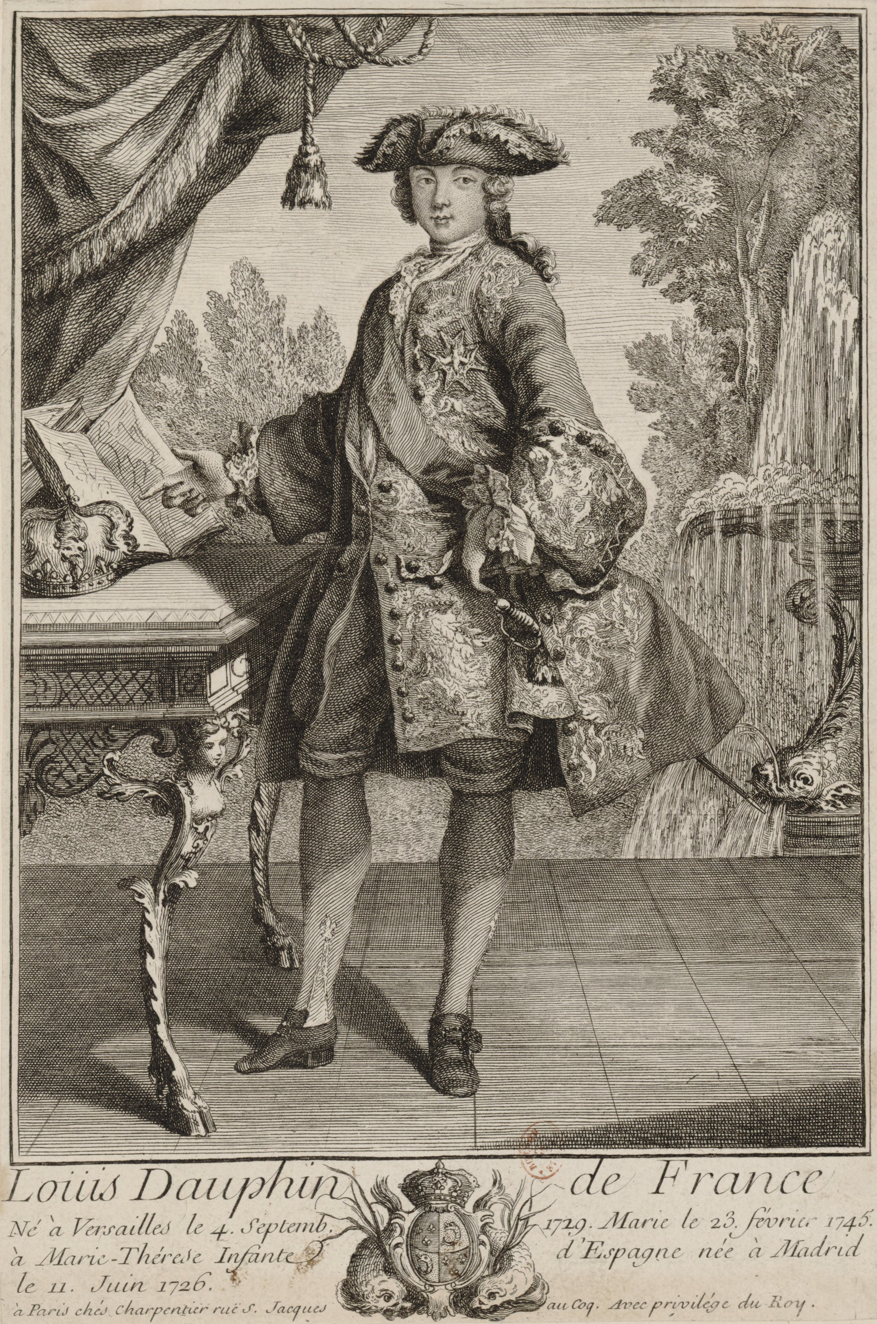 File:Louis, Dauphin of France - Engraving 1745-46.jpg - Wikimedia