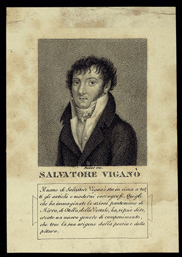 Portrait of Salvatore Viganò, dancer (1769-1821) - Archivio Storico Ricordi ICON010867