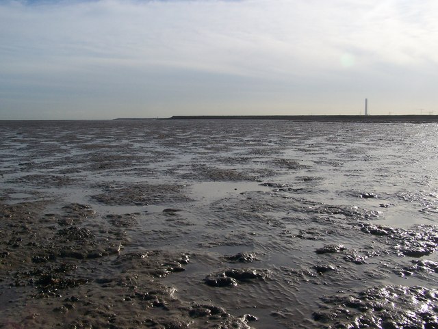 File:Shoreline looking east at Low Tide - geograph.org.uk - 1015302.jpg