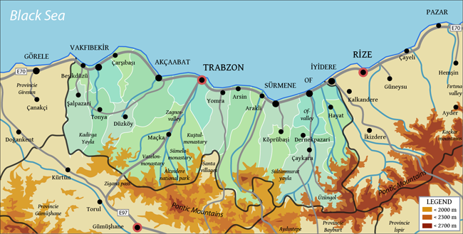 Trabzon, Turkey, Map, History, & Facts