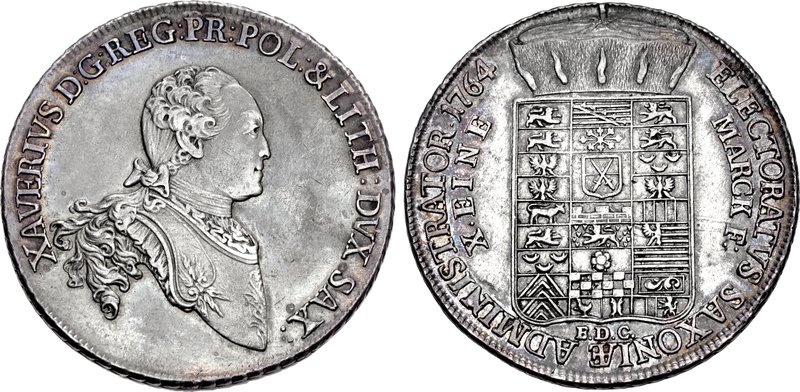 File:Xaver, Taler 1764, Dresden, CNG.jpg