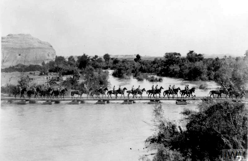 File:5th Australian light horse crosses Ghoraniyeh bridge.jpg