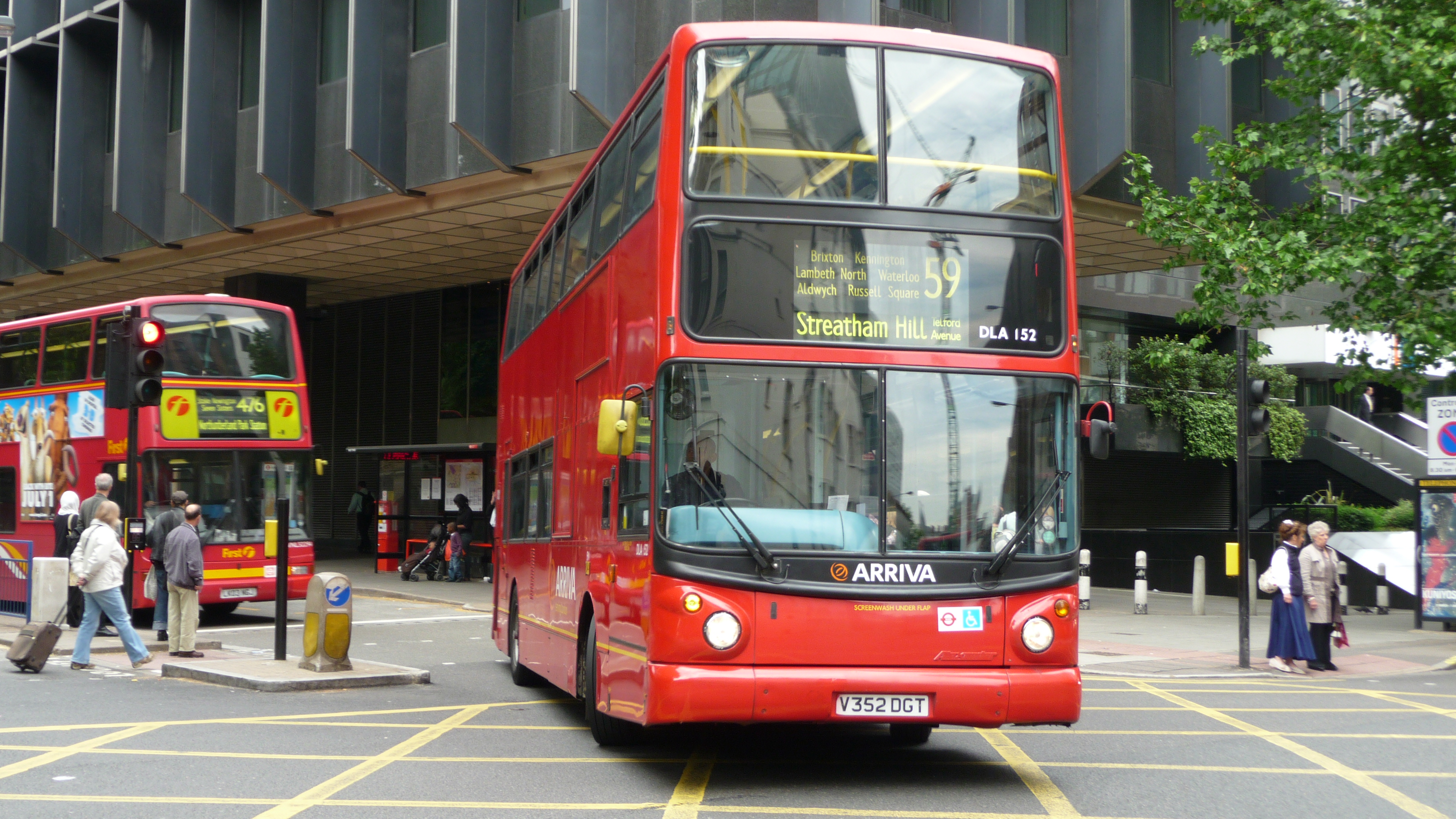 Bus Station London people