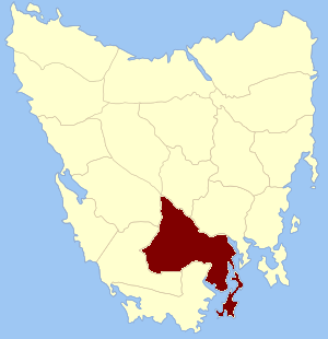 Buckingham Land District Cadastral in Tasmania, Australia