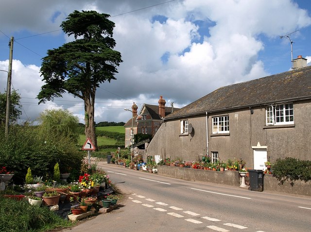 File:Floral display, Berry Pomeroy - geograph.org.uk - 915470.jpg