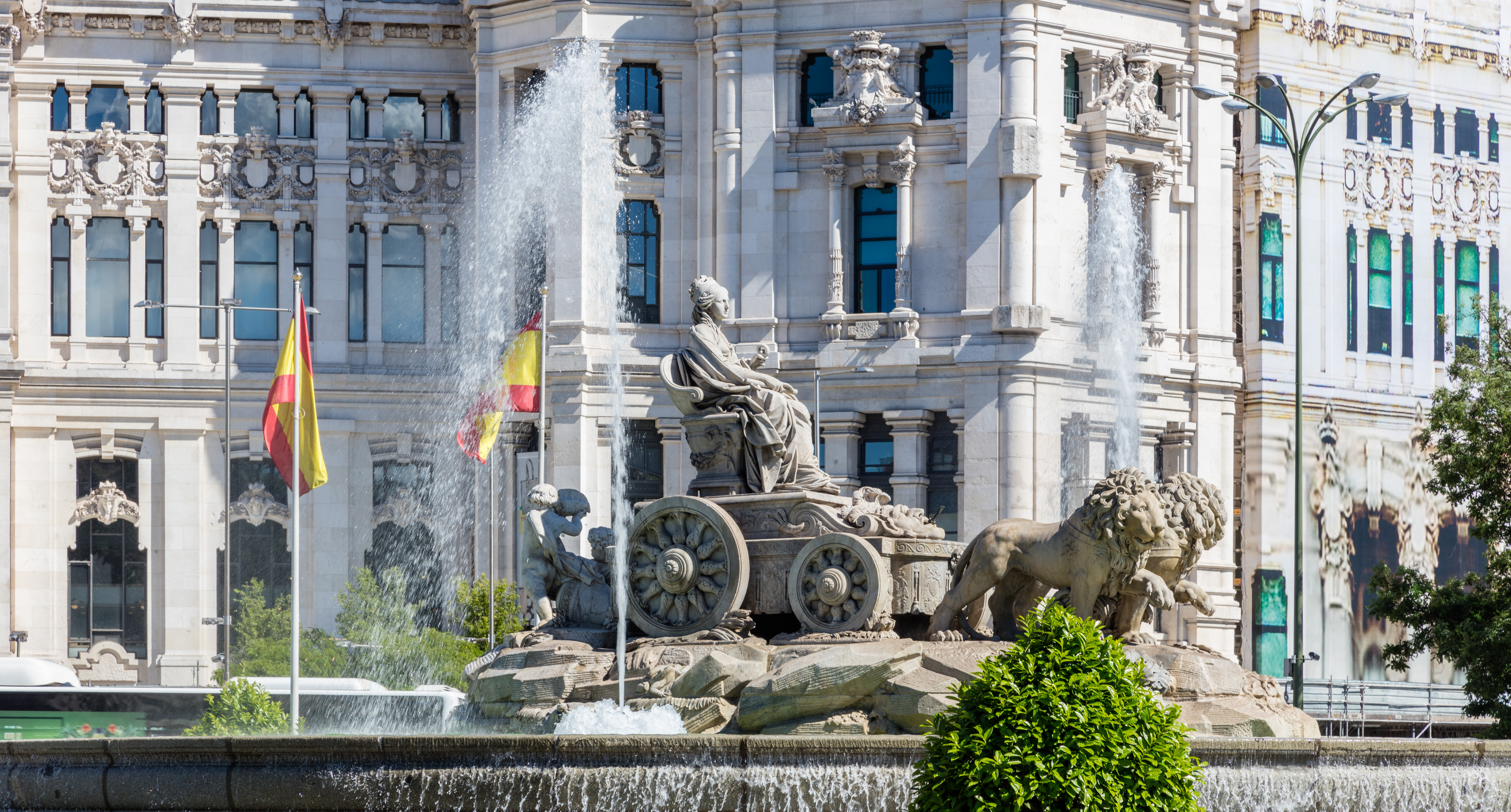 Archivo Fuente De Cibeles Plaza De Cibeles Madrid Espana 2017