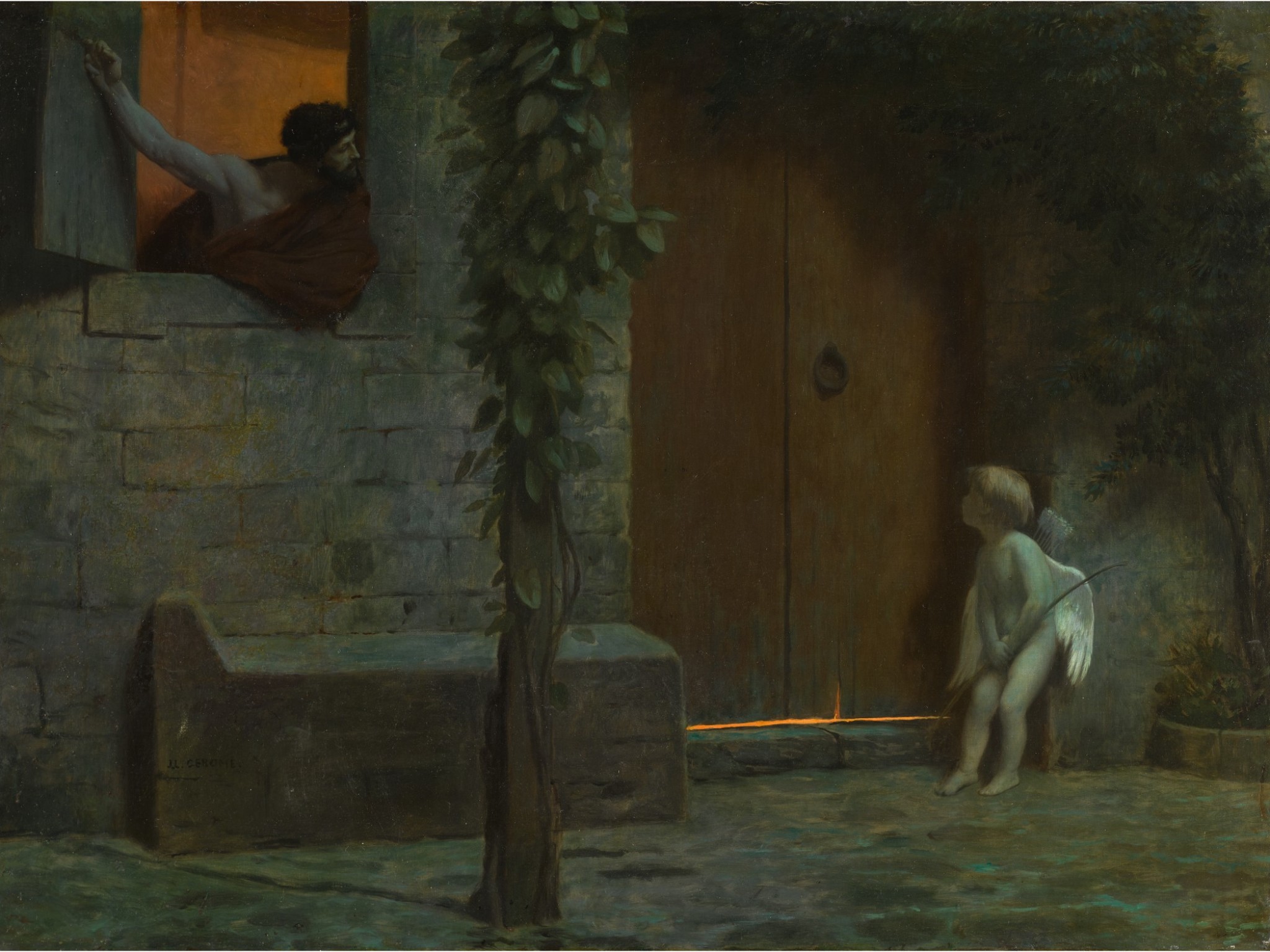 File:Jean-Léon Gérôme, The Story of Anacreon 1--Cupid at the Door 