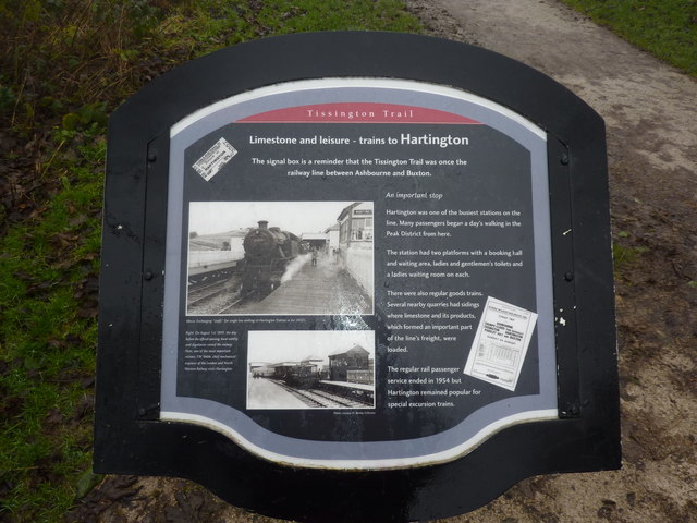 File:Limestone and Leisure, a plaque at Hartington Station - geograph.org.uk - 1620166.jpg