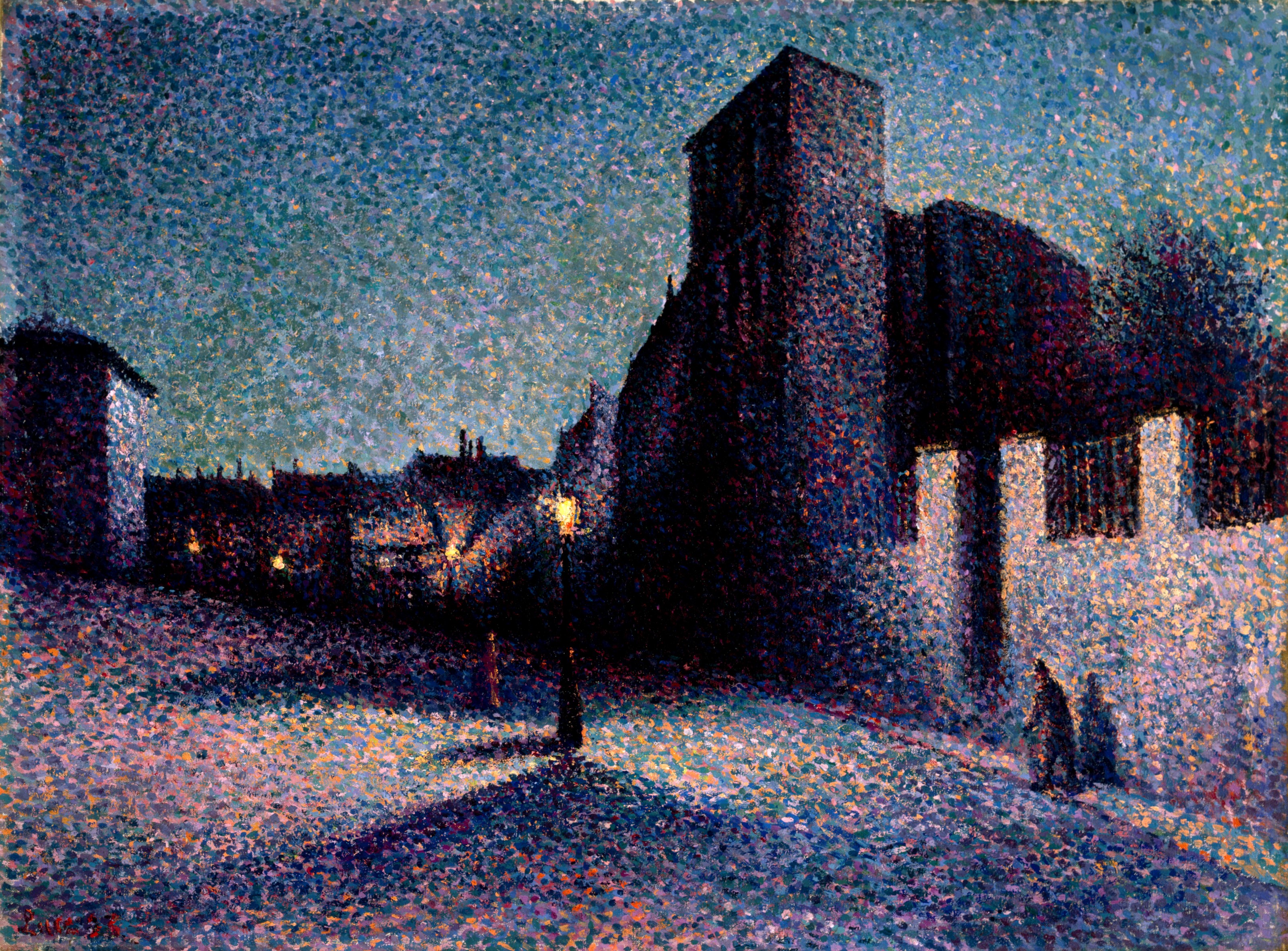 File:Maximilien Luce - Rue Ravignan, Paris - 98.289 - Museum of