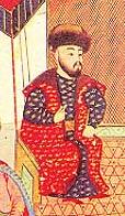 Крымский хан Менгли-Гирей (фрагмент османской миниатюры XVI века)