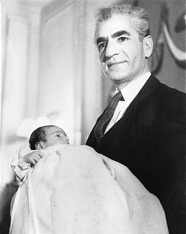 Mohammad Reza Shah and newborn Crown Prince Reza.jpg