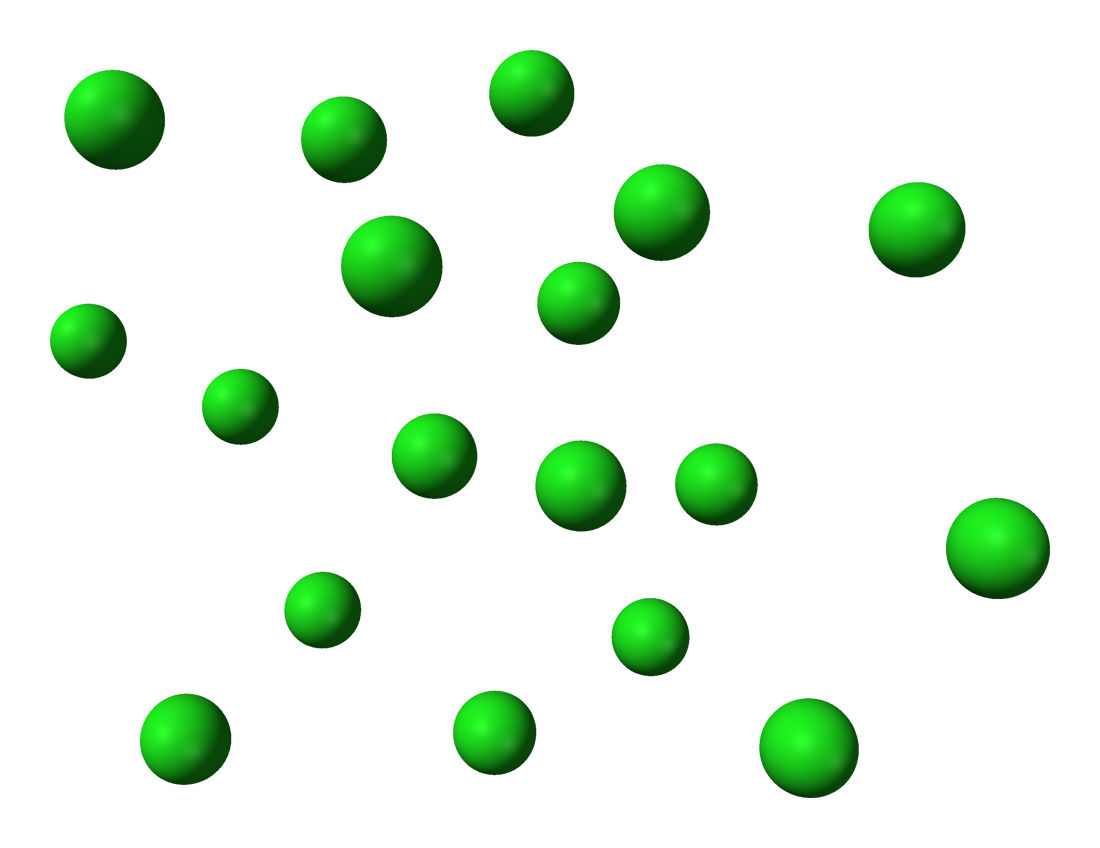 chlorine element 3d model