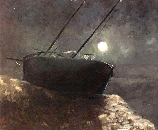 File:Odilon Redon - Boat in the moonlight.jpg