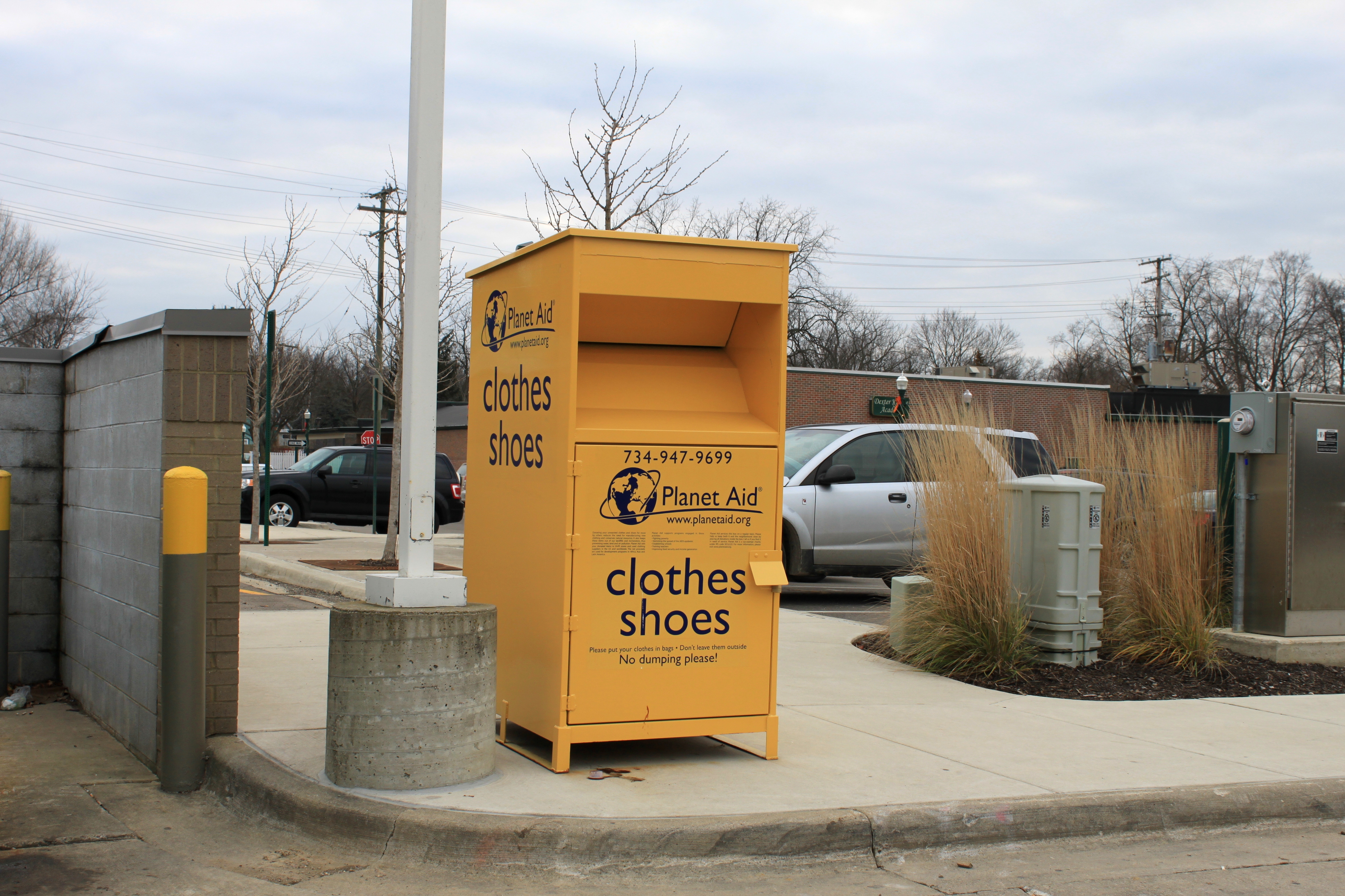 yellow drop box for clothes near me