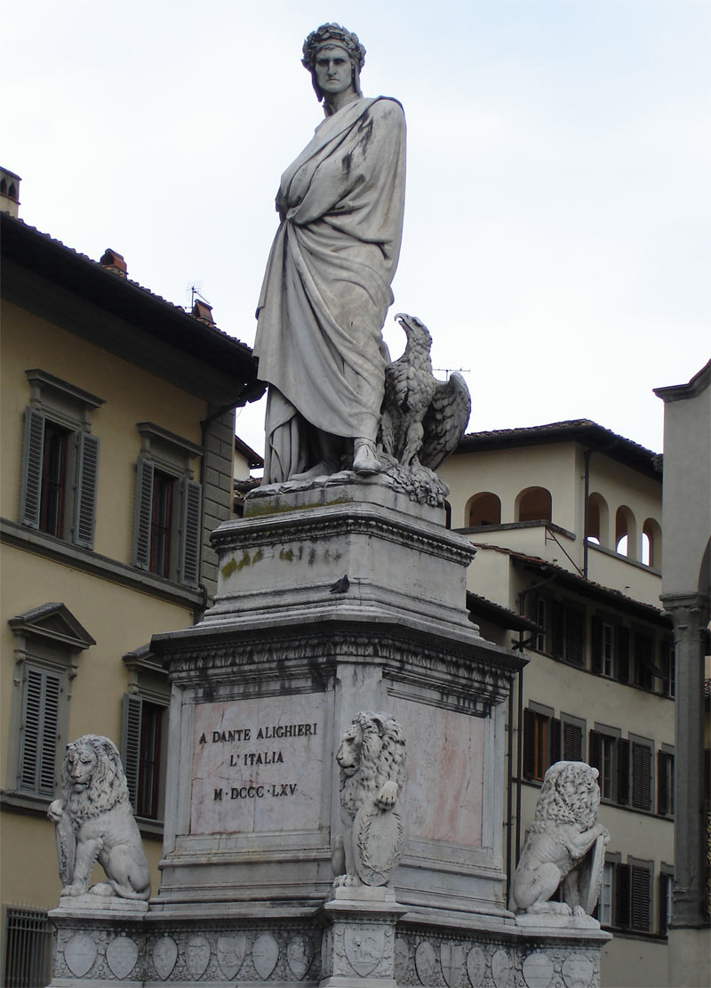 File Statue Dante Florence.jpg Wikimedia Commons