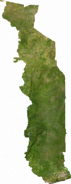 carte : Géographie du Togo