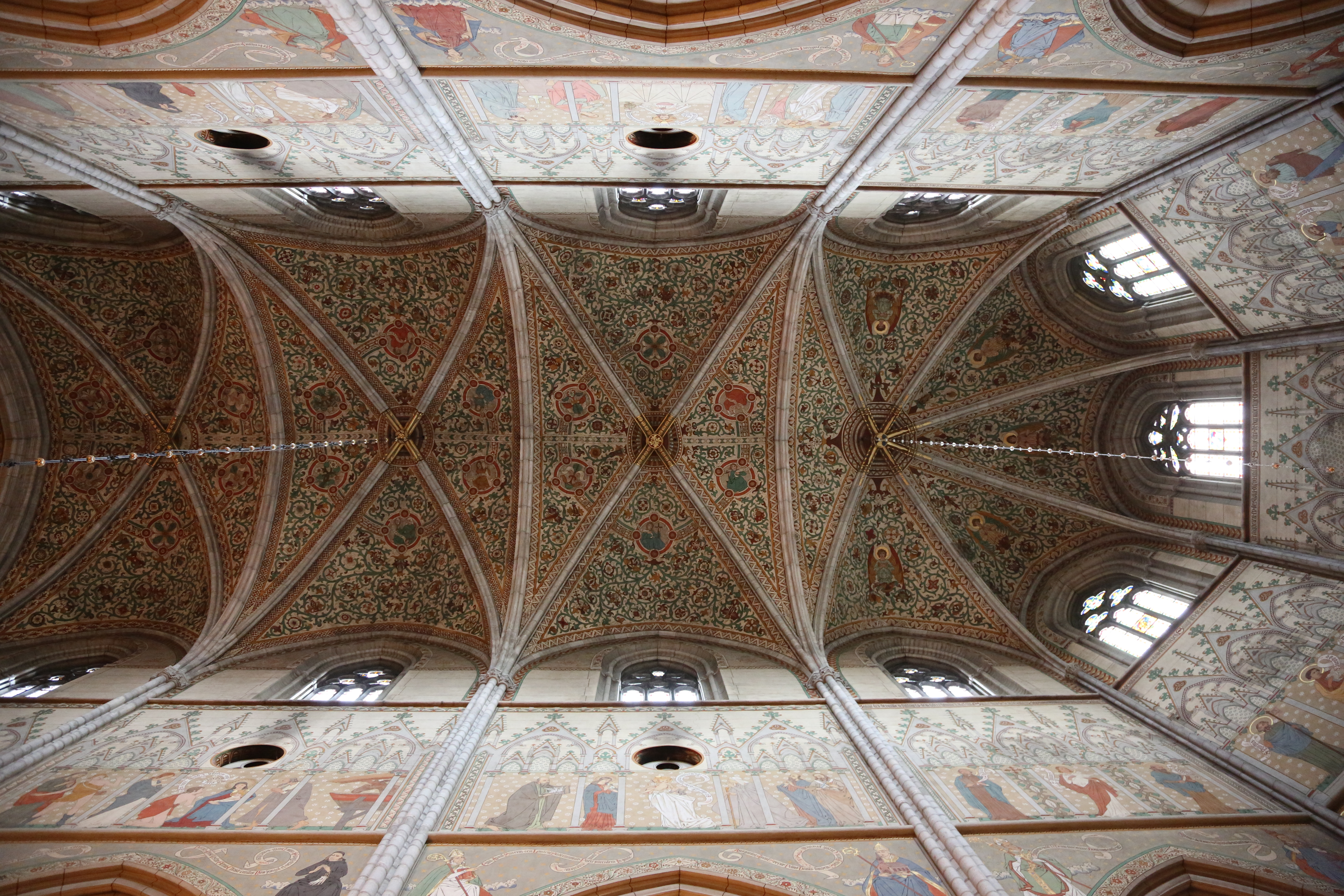 File Uppsala Cathedral Ceiling 20120723 1 Jpg Wikimedia