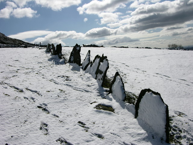 File:Vacchary Fence in the snow - geograph.org.uk - 752248.jpg