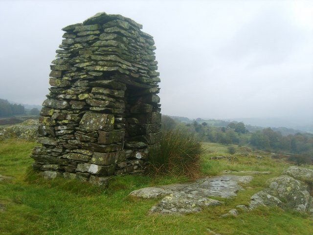 Cairn on Raven's Barrow - geograph.org.uk - 1544080