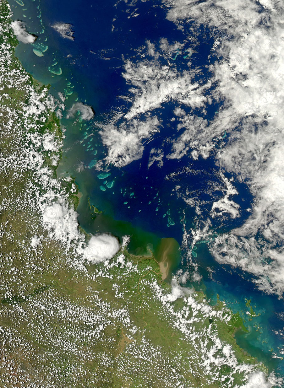 great barrier reef a look from nasa