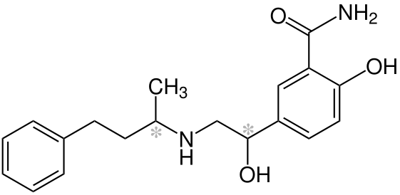 Labetalol Structure - C19H24N2O3 - Over 100 million chemical compounds