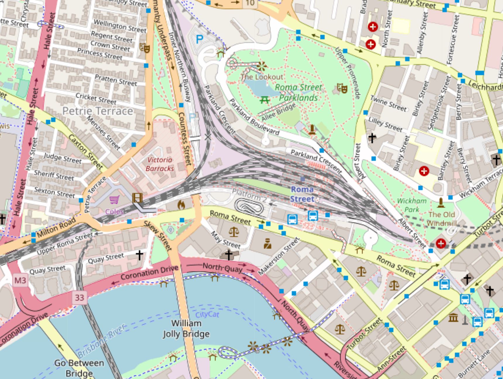 Roma Street Station Map File:map Showing Roma Street And Upper Roma Street, Brisbane, 2018.Jpg -  Wikipedia