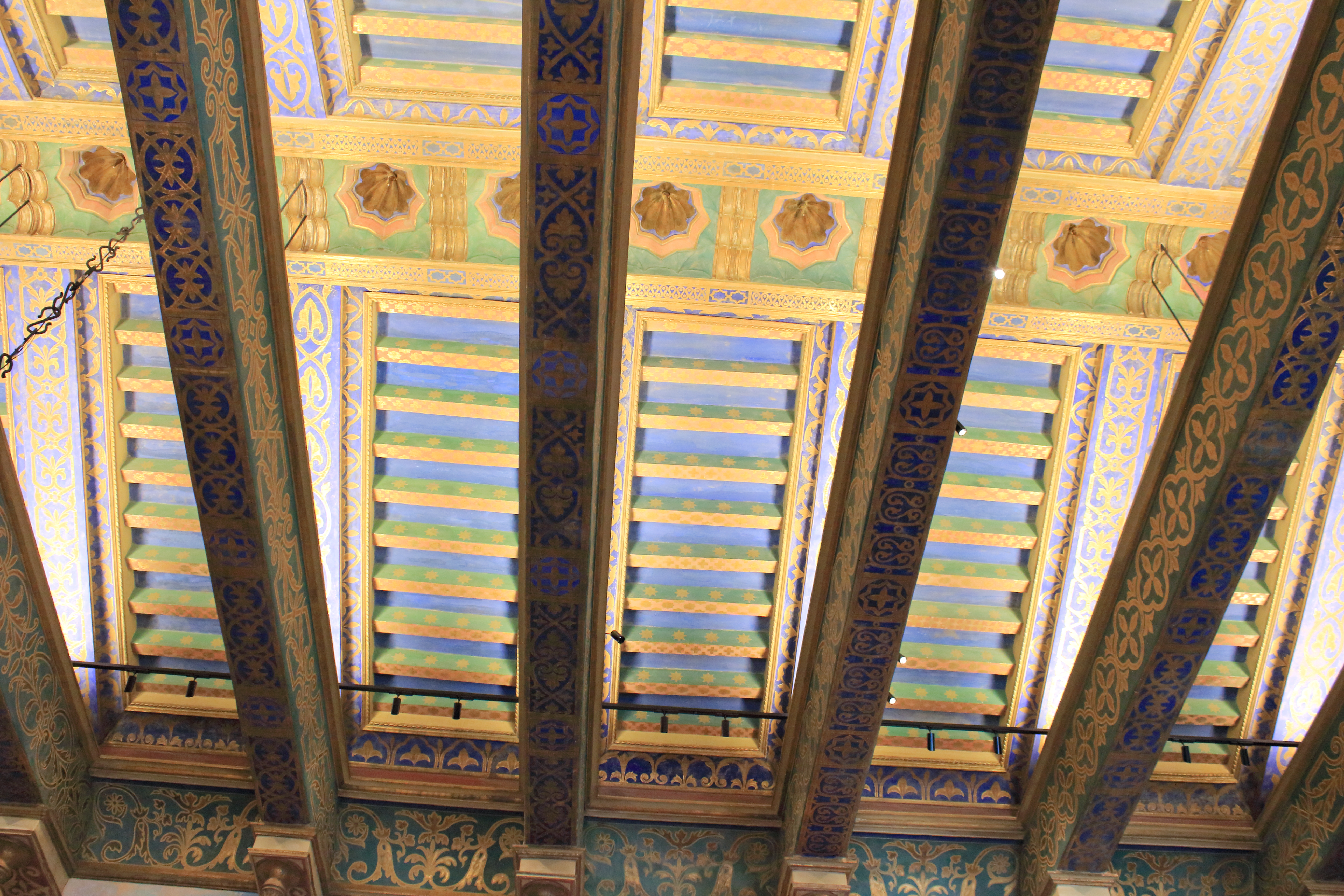 File Mural Room Ceilng In The Santa Barbara Courthouse Jpg