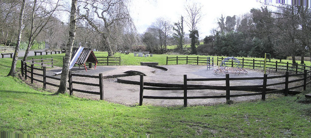 File:Play area, Lover's Retreat, Omagh - geograph.org.uk - 147051.jpg