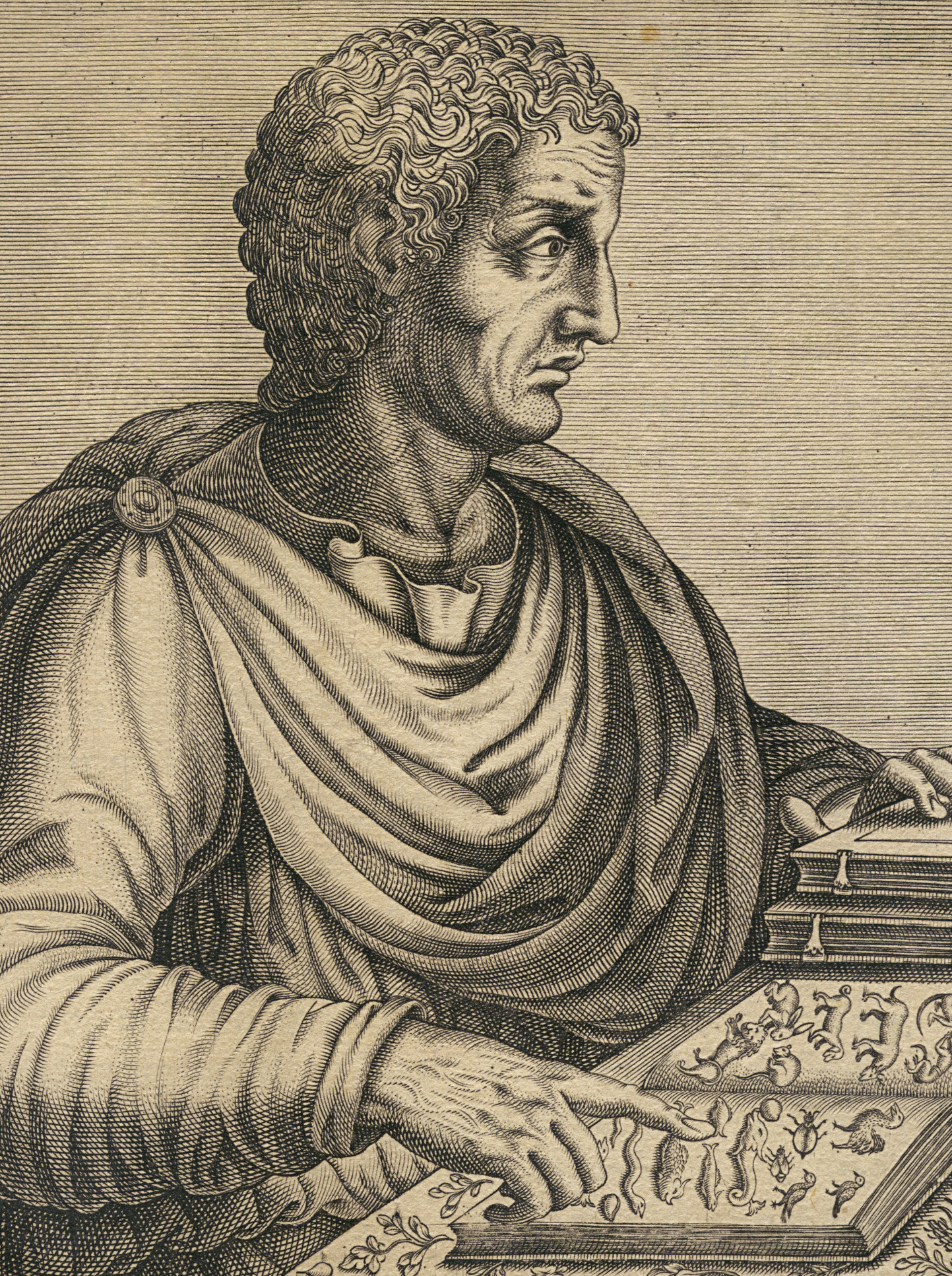 Engraving of Pliny the Younger