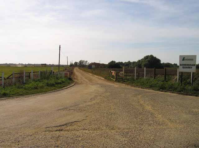 File:To Somersham Quarry - geograph.org.uk - 3349901.jpg