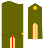 Divisa de brigada del Ejército de Tierra 1931-1986.