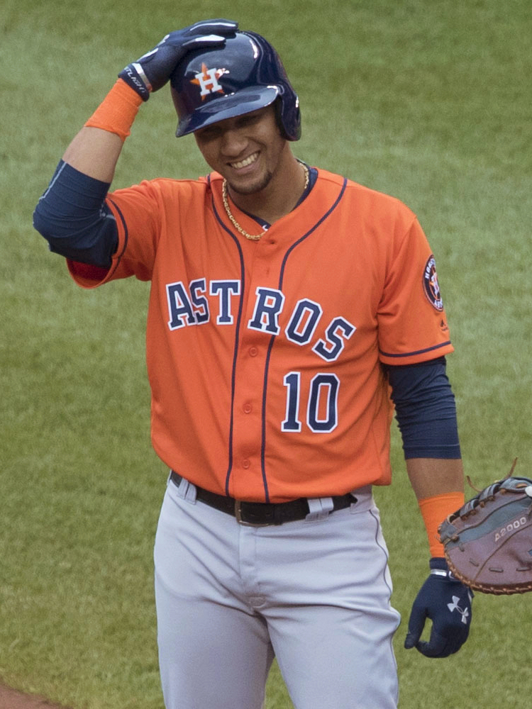 Always look up #PiñaPower - Yulieski Gurriel