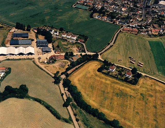 Aerial view of the Salvation Army Farm, Hadleigh - geograph.org.uk - 1594246