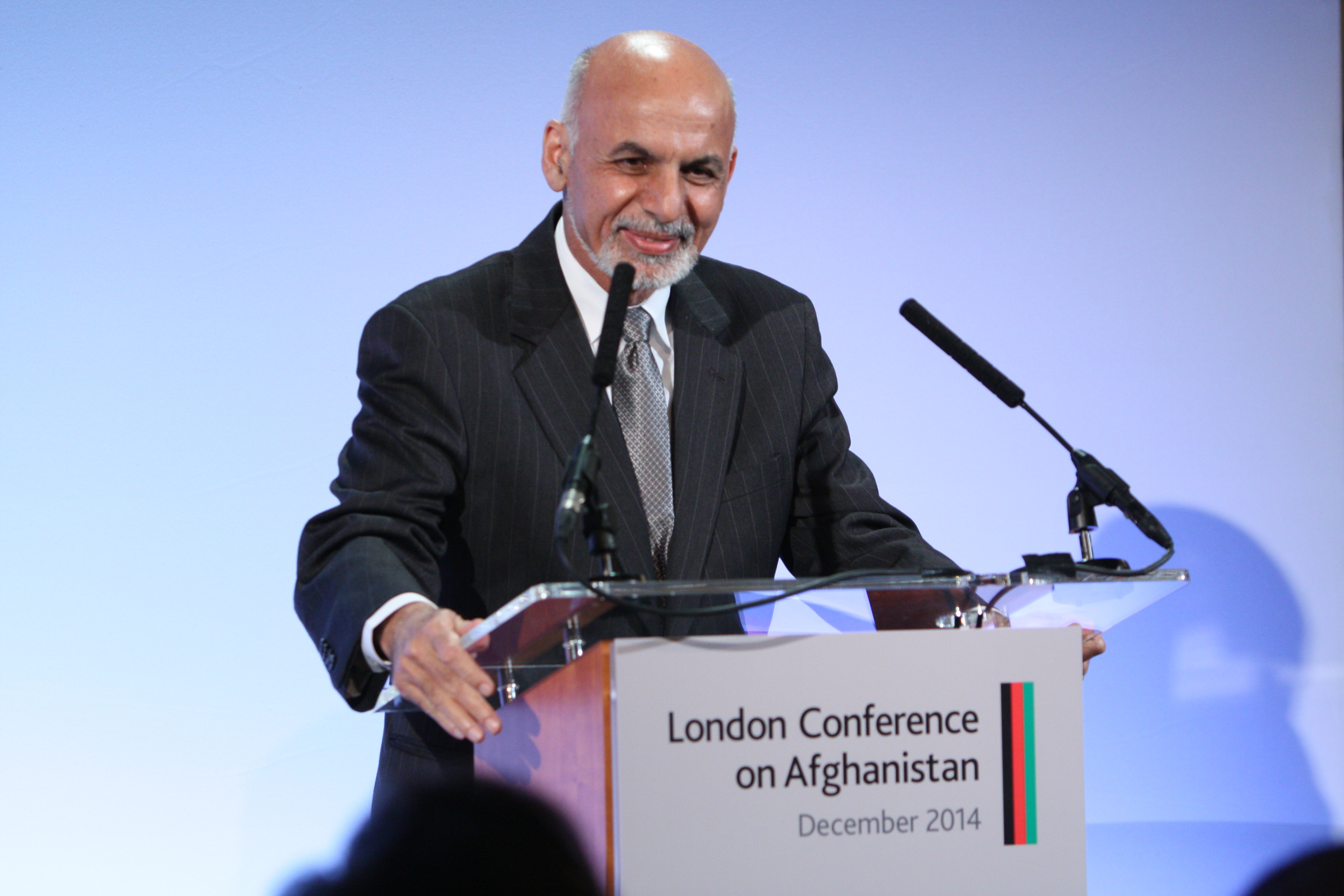 Afghan President Ashraf Ghani Photo: DFID - UK Department for International Development/ Wikimedia Commons